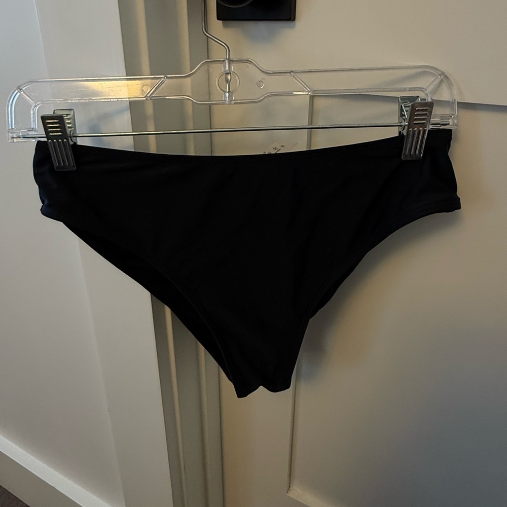 Medium Shein High Waisted Black Bikini Bottoms